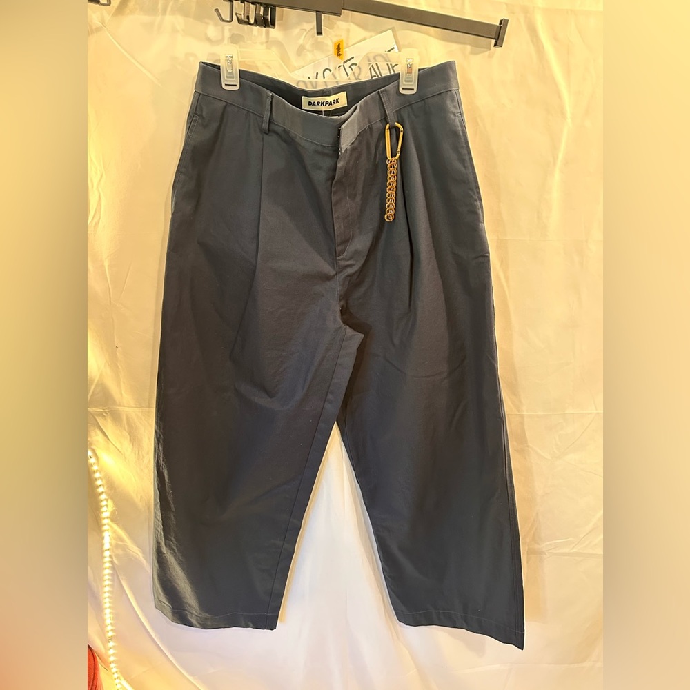 NWT DARKPARK Daniel Wide Leg Trousers in Blue Navy NEW FWRD CHAIN - Picture 9 of 14